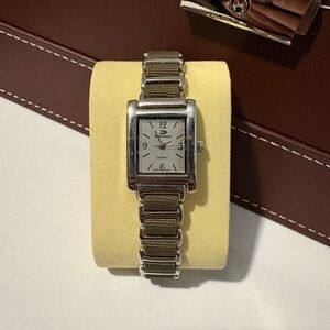 Unique Vintage Classic Silver and Green Women's Watch